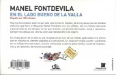 Verso de En el lado bueno de la valla