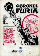 Verso de Kid Colt (Ediciones Vértice - 1971) -2- La ley del mas fuerte