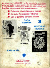 Verso de Kid Colt (Ediciones Vértice - 1971) -8- Los saqueadores