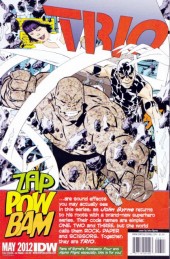 Verso de Next Men (John Byrne's): Aftermath (2012) -43- Shards