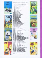 Verso de Tintin - Pastiches, parodies & pirates -8a2013- Tintin chez les rastas