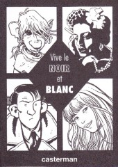 Verso de (Catalogues) Éditeurs, agences, festivals, fabricants de para-BD... - Casterman - 1990 - Catalogue - Vive le noir et blanc