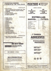 Verso de Fantom Vol.2 (Vértice - 1974) -1- Hielo y fuego infernal