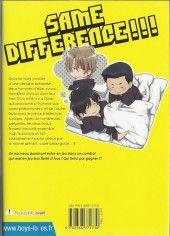 Verso de Same Difference (Hiiragi) -3- Le troisième beau gosse