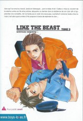Verso de Like the Beast -3- Tome 3