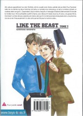 Verso de Like the Beast -7- Tome 7