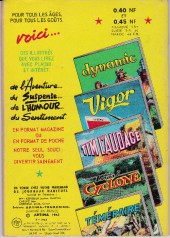 Verso de Téméraire (1re série - Artima/Arédit) -46- Vla l'Egypte