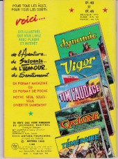 Verso de Téméraire (1re série - Artima/Arédit) -52- La route des renforts