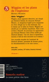Verso de (AUT) Ferrandez - Wiggins et les plans de l'ingénieur