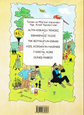 Verso de Tintin (en langues étrangères) -9Turc- Altin Kiskaçli Yengeç