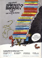 Verso de Spirou et Fantasio -13b1982- Le voyageur du mésozoïque