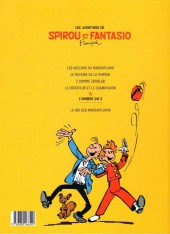 Verso de Spirou et Fantasio -16Ouest Fr.- L'Ombre du Z