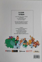 Verso de La légende du dragon - Tome 1