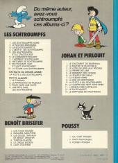 Verso de Johan et Pirlouit -3c1976b- Le lutin du bois aux roches