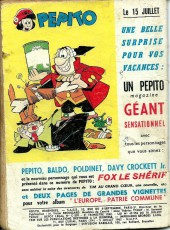 Verso de Pepito (1re Série - SAGE) -186- L'anneau magique