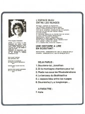 Verso de Jonathan -5a1980- L'espace bleu entre les nuages