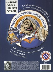 Verso de MHSC 40 ans de folie  - Mhsc 40 ans de folie