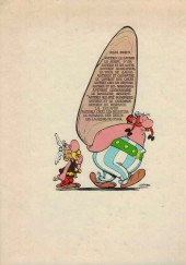 Verso de Astérix -6e1972- Astérix et Cléopâtre
