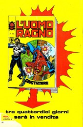 Verso de L'uomo Ragno Vol. 1 (Editoriale Corno - 1970)  -148- Un dinosauro a Broadway