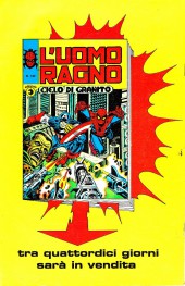 Verso de L'uomo Ragno Vol. 1 (Editoriale Corno - 1970)  -141- Buia notte a San Francisco