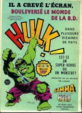 Verso de Audax (4e Série - Courage Exploit) (1973) -Rec08- Recueil n°5881 (SP1-33-34)