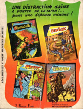 Verso de Spoutnik (Artima) -Rec531- Recueil 531 (du n°1 au n°6)