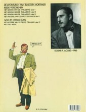 Verso de Blake en Mortimer (Uitgeverij Blake en Mortimer) -3- Het geheim van de zwaardvis (deel 3)