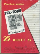 Verso de Tex-Tone (Impéria) -125- La rançon