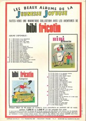 Verso de Les pieds Nickelés (3e série) (1946-1988) -47b1967- Les pieds nickelés au pays des pharaons