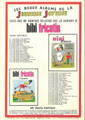Verso de Les pieds Nickelés (3e série) (1946-1988) -55a1967- Les pieds nickelés sur les tréteaux