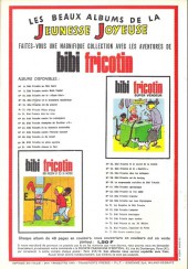 Verso de Les pieds Nickelés (3e série) (1946-1988) -64- Les pieds nickelés aux sports d'hiver
