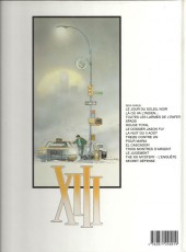 Verso de XIII -13a2002- The XIII mystery - L'enquête