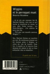 Verso de (AUT) Ferrandez - Wiggins et le perroquet muet