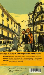 Verso de (AUT) Ferrandez - La disparue de la 6e B