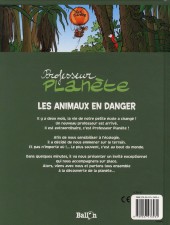 Verso de Professeur Planète - Les animaux en danger