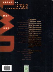 Verso de Universal War One -2b2006- Le fruit de la connaissance