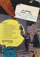 Verso de Gil Jourdan -2a1973- Popaïne et vieux tableaux