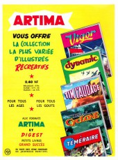 Verso de Téméraire (1re série - Artima/Arédit) -45- Abattu sur Hambourg