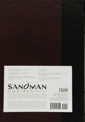 Verso de The sandman Vol.2 (1989) -OMNI02- The Sandman Omnibus Volume Two