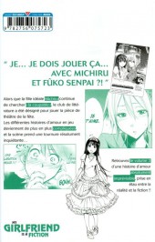 Verso de My Girlfriend is a Fiction -3- Tome 3