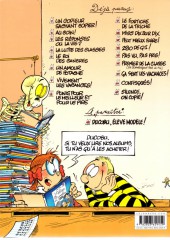 Verso de L'Élève Ducobu -9ES11- Le fortiche de la triche