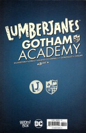 Verso de Lumberjanes / Gotham Academy (2016) -3- Lumberjanes / Gotham Academy Part 3 of 6
