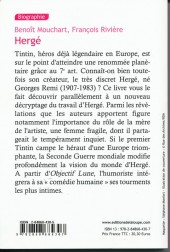 Verso de (AUT) Hergé -a2012- Hergé, portrait intime du père de Tintin