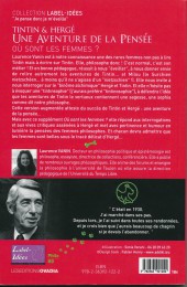 Verso de (AUT) Hergé -a2014- Tintin et Hergé : Une aventure de la pensée