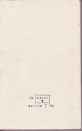 Verso de Nova (LUG - Semic) -Rec03- Album N°3 (du n°9 au n°12)