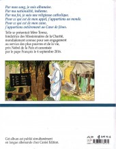 Verso de Avec mère Teresa -1- Visage de la miséricorde