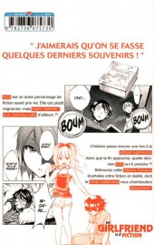 Verso de My Girlfriend is a Fiction -4- Tome 4