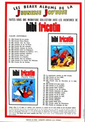 Verso de Les pieds Nickelés (3e série) (1946-1988) -55c1974- Les pieds nickelés sur les tréteaux