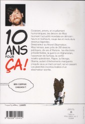 Verso de 10 Ans pour ça