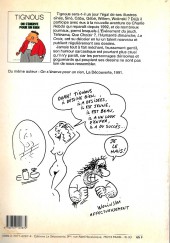Verso de (AUT) Tignous -1993- Pourquoi faire simple...